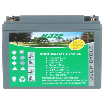 Akumulator Haze HZY EV 12 - 26 GEL 26Ah